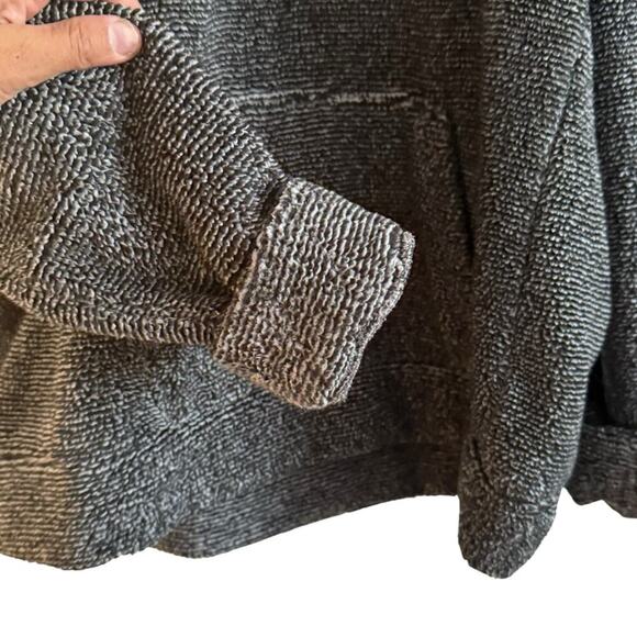 The North Face Women’s Osito Fleece Hoodie Pullover Gray XL FA16 Cozy Warm Kanga - Picture 6 of 11